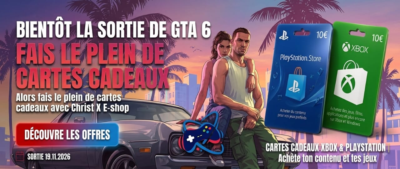 Publicité Christ X e-Shop
